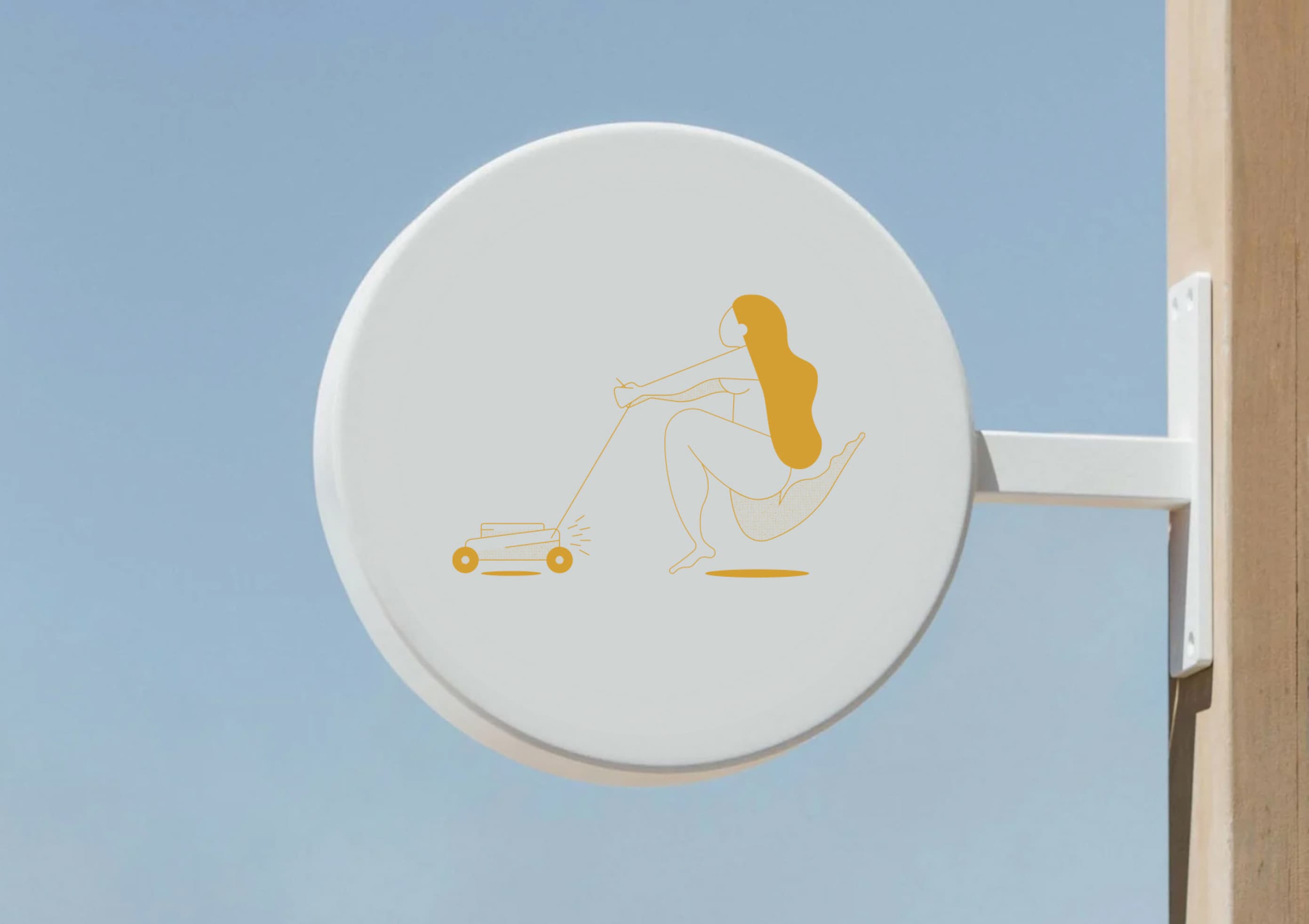 Sunday’s Skin & Body Signage design