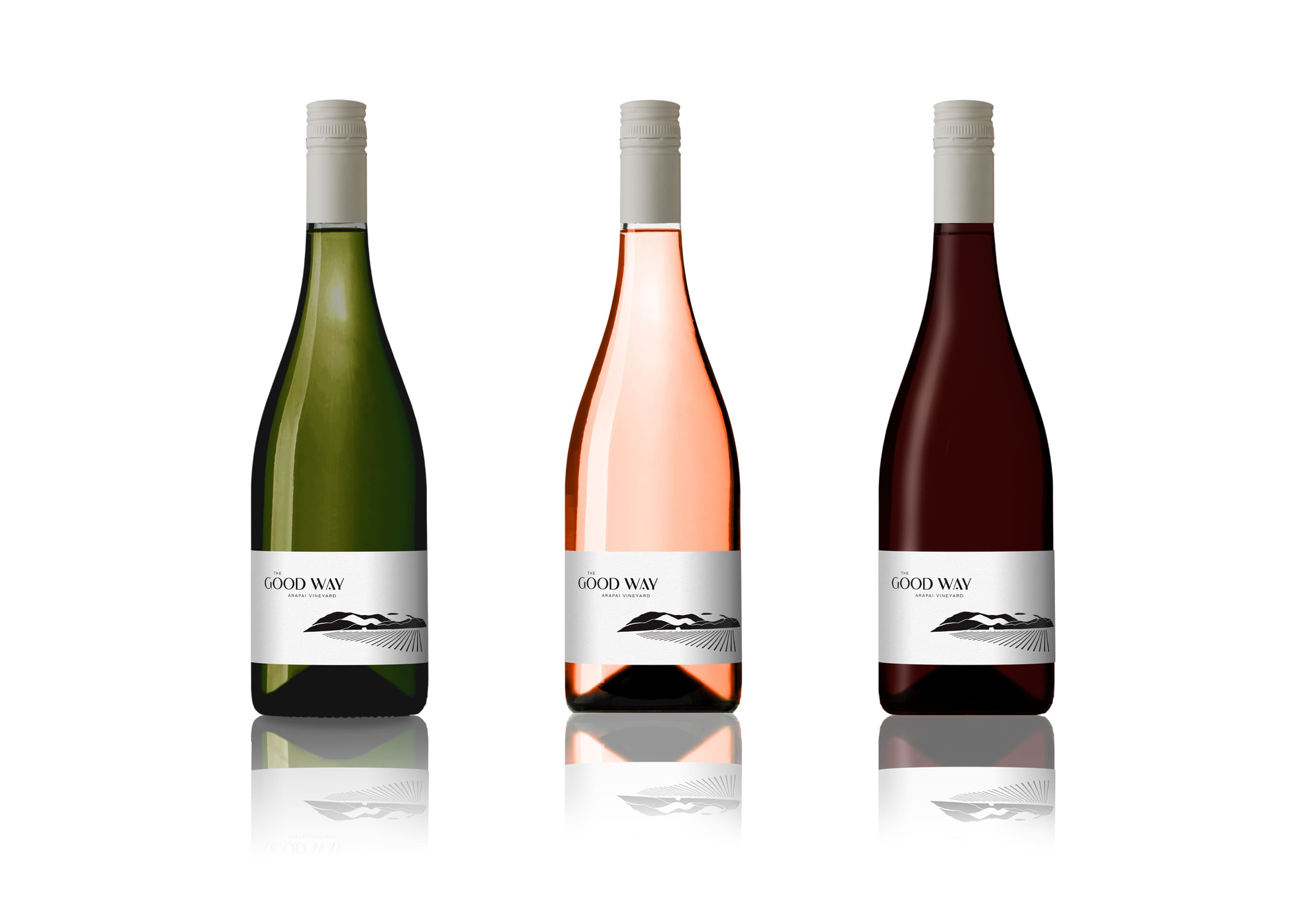The Good Way Wine Label Design