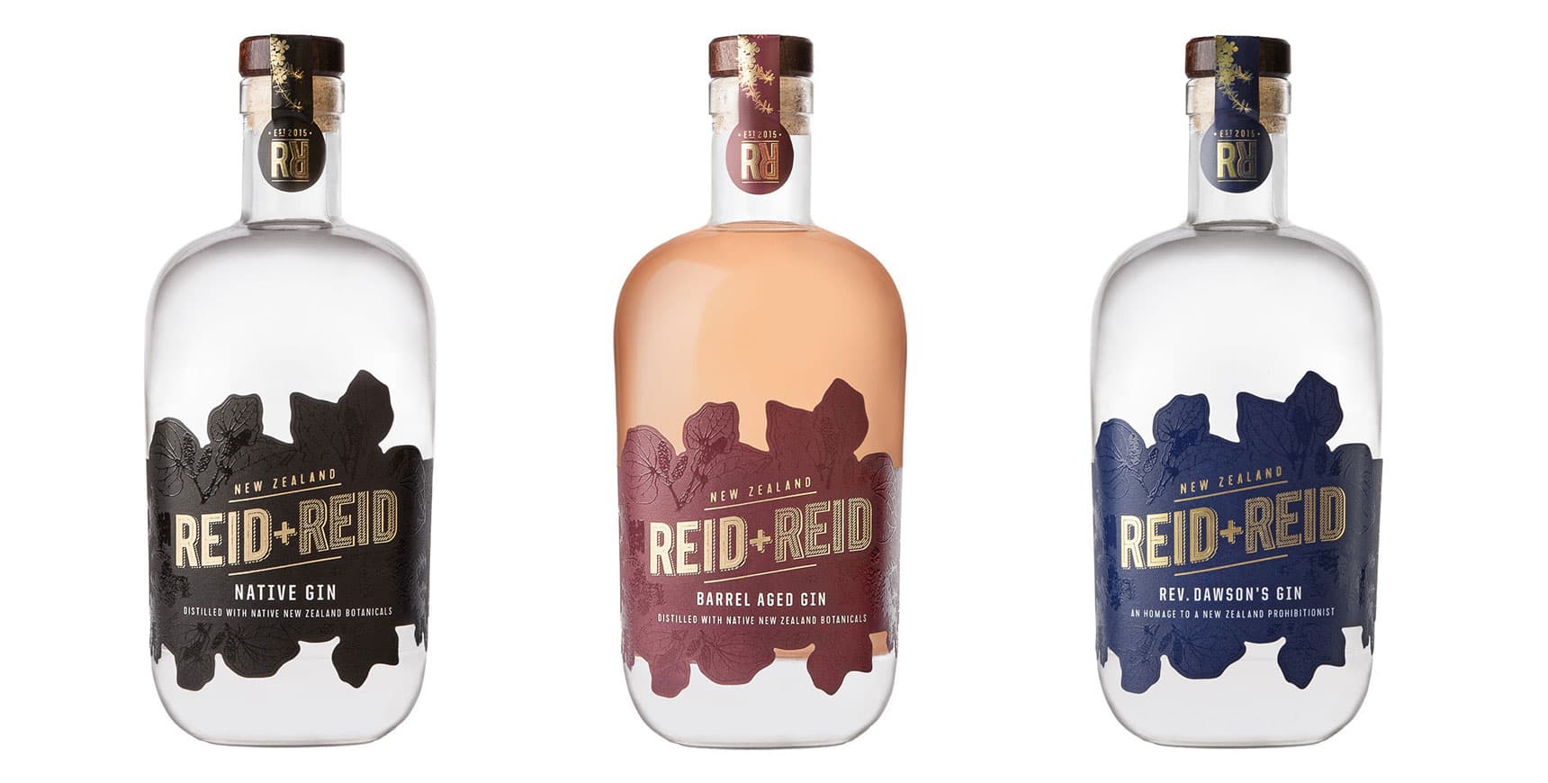 Reid And Reid Gin Label Design Set