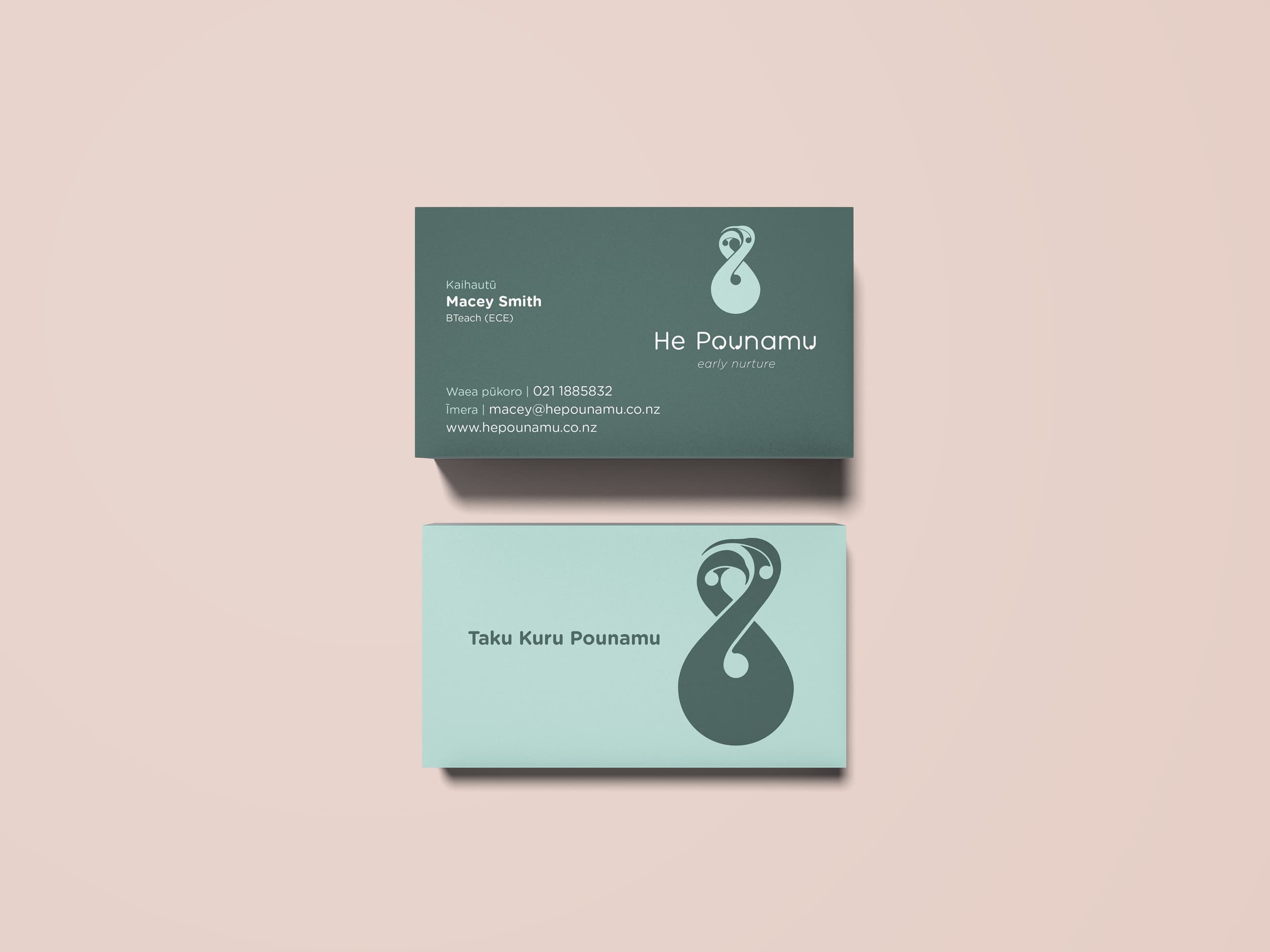 He Pounamu Business Card Design