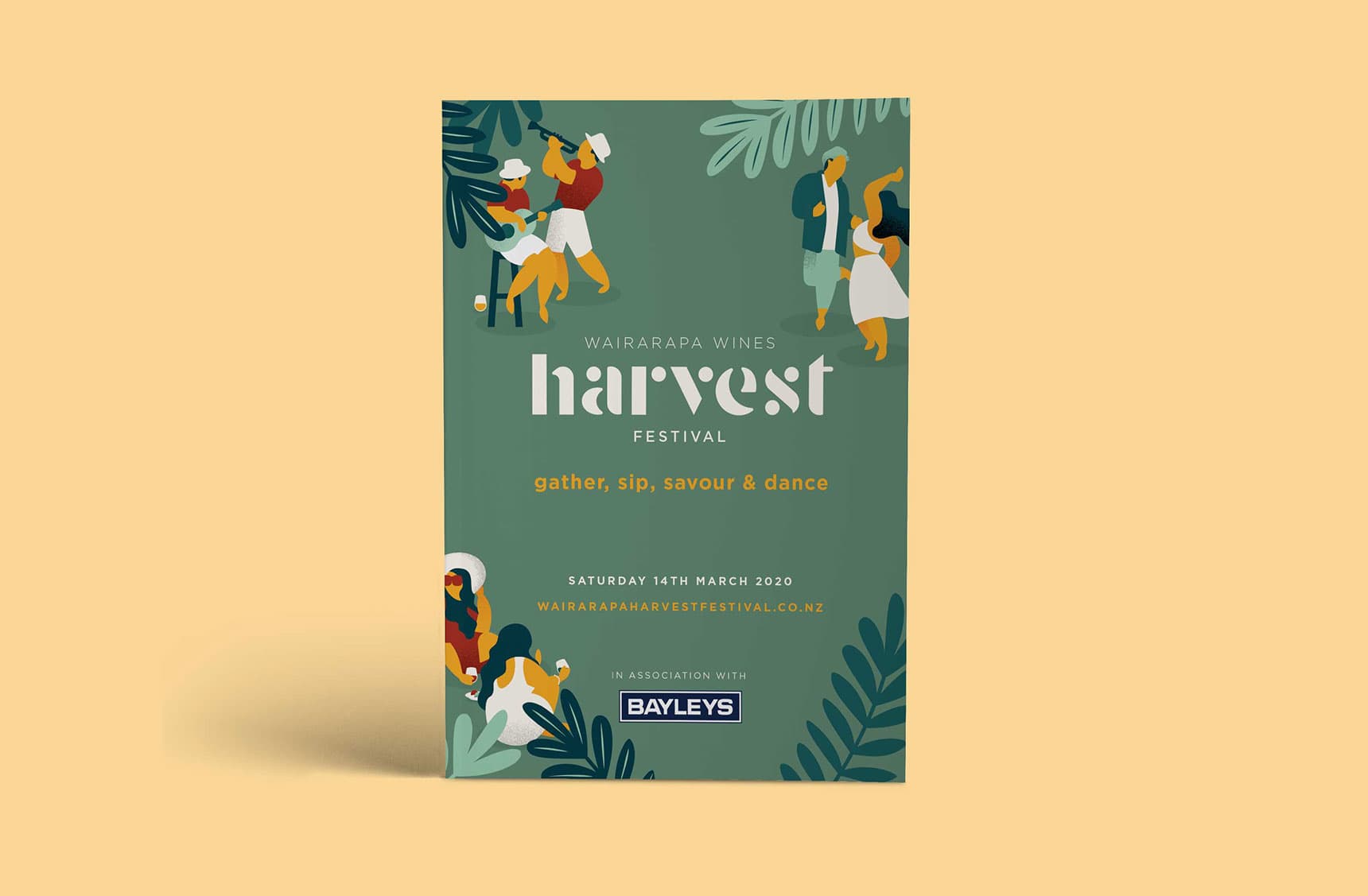 Wairarapa Wines Harvest Festival Booklet Design