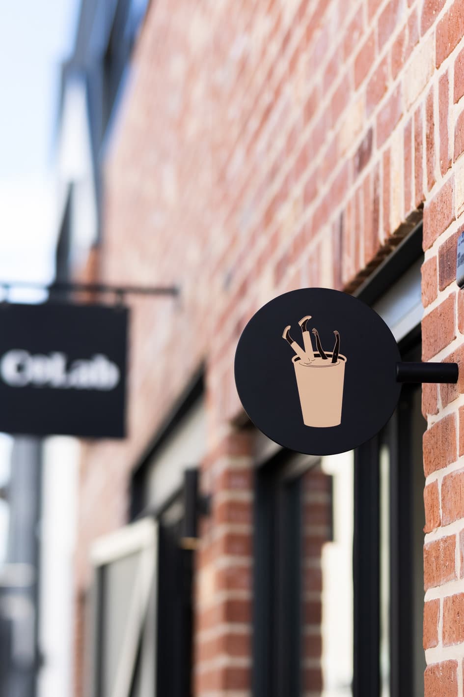 Allee Espresso Exterior Signage Design